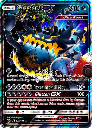 Guzzlord GX - 63a/111 (/111) Holofoil [Promos: Alternate Art Promos] Pokemon Single Pokémon