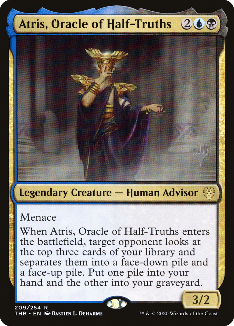 Atris, Oracle of Half-Truths (PPTHB-209) [Theros Beyond Death Promos] Foil MTG Single Wizards of the Coast
