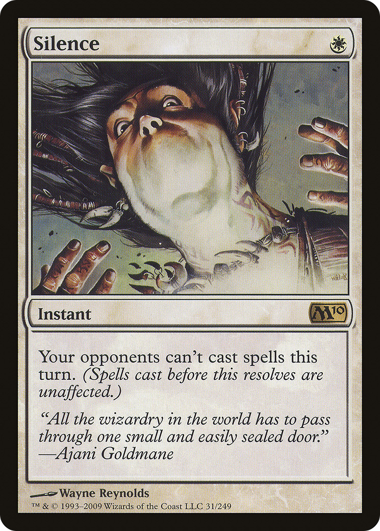 Silence (M10-031) [Magic 2010] MTG Single Wizards of the Coast