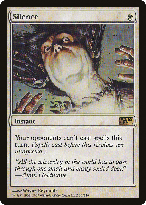Silence (M10-031) [Magic 2010] MTG Single Wizards of the Coast