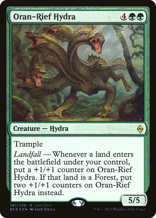 Oran-Rief Hydra (UMP-181) [Battle for Zendikar Promos] Foil MTG Single Wizards of the Coast