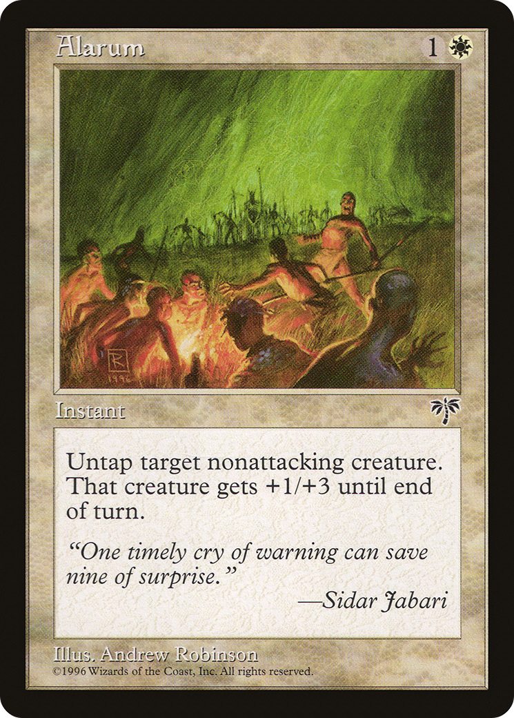 Alarum (MIR-002) [Mirage] MTG Single Wizards of the Coast