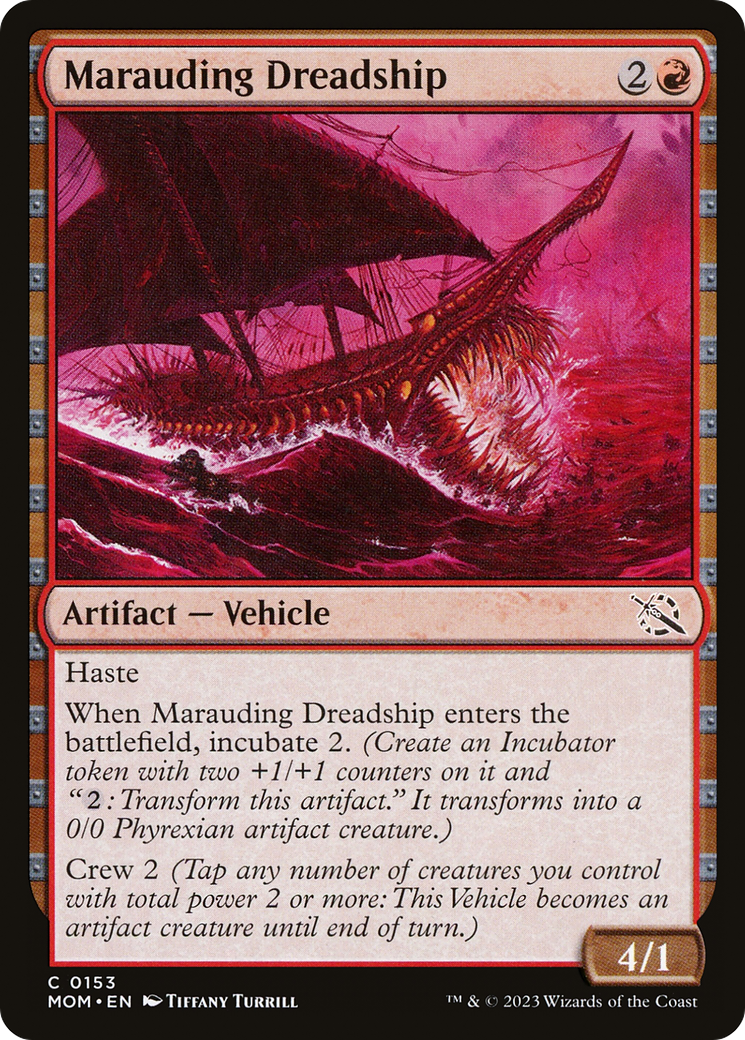 Marauding Dreadship (MOM-153) [March of the Machine] MTG Single Wizards of the Coast