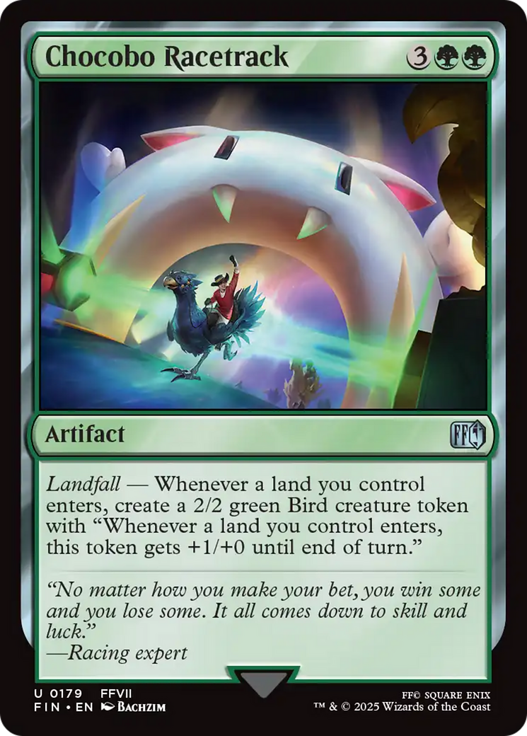 Chocobo Racetrack (FIN-179) [FINAL FANTASY] MTG Single Wizards of the Coast