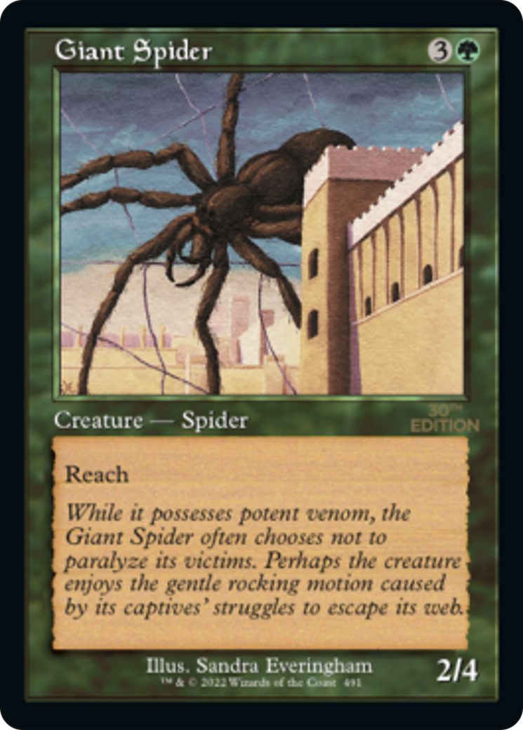 Giant Spider (30A-491) [30th Anniversary Edition] MTG Single Wizards of the Coast