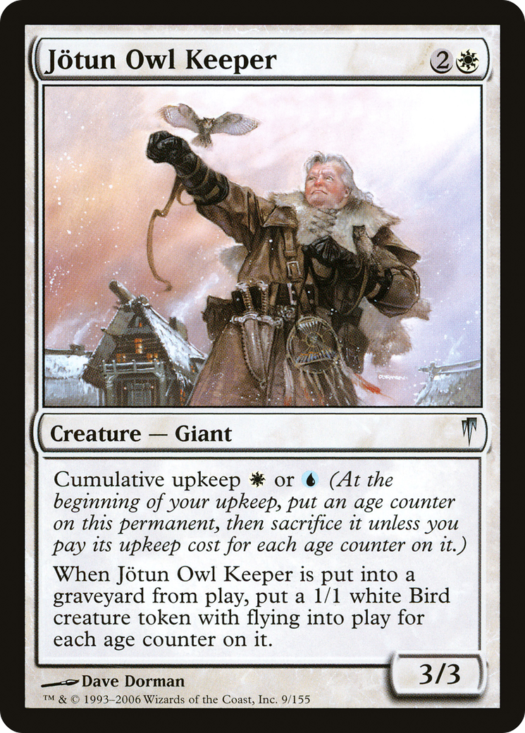 Jotun Owl Keeper (CSP-009) [Coldsnap] MTG Single Wizards of the Coast