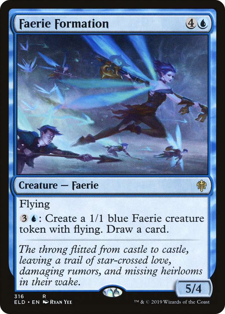 Faerie Formation (ELD-316) [Throne of Eldraine] MTG Single Wizards of the Coast