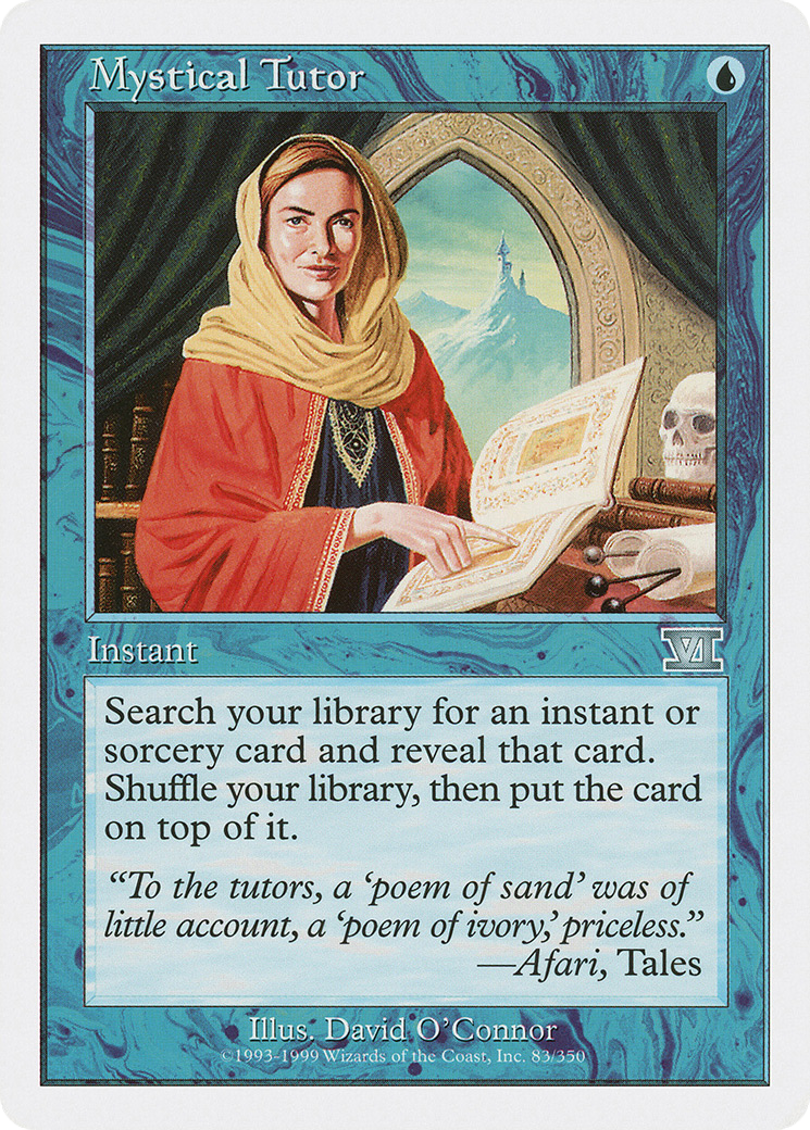 Mystical Tutor (6ED-083) [Classic Sixth Edition] MTG Single Wizards of the Coast