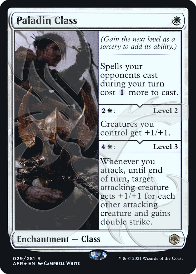 Paladin Class (AFR&-029) [Adventures in the Forgotten Realms Promos] Foil MTG Single Wizards of the Coast