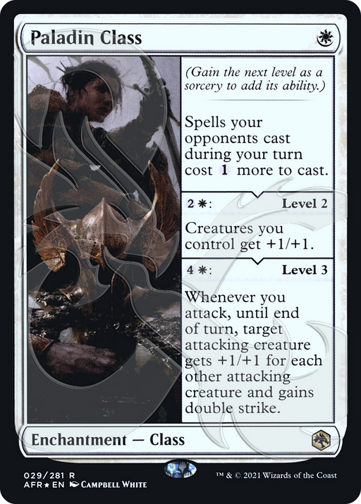 Paladin Class (AFR&-029) [Adventures in the Forgotten Realms Promos] Foil MTG Single Wizards of the Coast