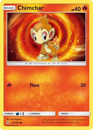 Chimchar (20) (/156) [SM: Ultra Prism] Pokemon Single Pokémon