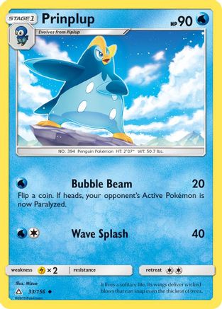 Prinplup (33/156) [SM: Ultra Prism] Pokemon Single Pokémon