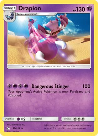 Drapion (/156) [SM: Ultra Prism] Pokemon Single Pokémon