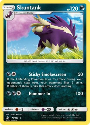 Skuntank (/156) Reverse Holofoil [SM: Ultra Prism] Pokemon Single Pokémon