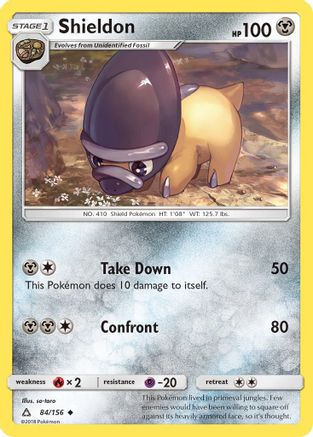Shieldon (84/156) [SM: Ultra Prism] Pokemon Single Pokémon