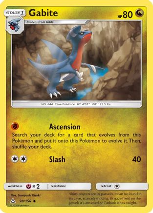 Gabite (98/156) Reverse Holofoil [SM: Ultra Prism] Pokemon Single Pokémon