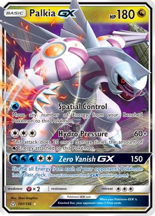 Palkia GX 101/156 Holofoil [SM: Ultra Prism] Pokemon Single Pokémon