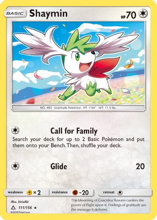 Shaymin (111) (/156) [SM: Ultra Prism] Pokemon Single Pokémon