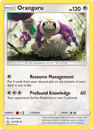 Oranguru (114/156) Reverse Holofoil [SM: Ultra Prism] Pokemon Single Pokémon