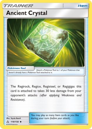 Ancient Crystal (118/156) - [SM: Ultra Prism] Reverse Holofoil Pokemon Single Pokémon