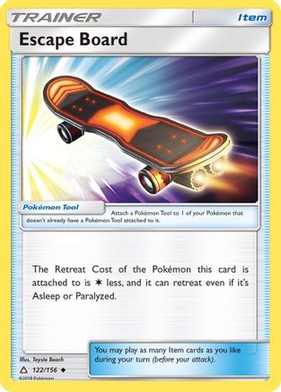 Escape Board (122/156) Reverse Holofoil [SM: Ultra Prism] Pokemon Single Pokémon