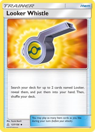 Looker Whistle (/156) Reverse Holofoil [SM: Ultra Prism] Pokemon Single Pokémon