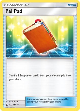Pal Pad 132/156 [SM: Ultra Prism] Pokemon Single Pokémon