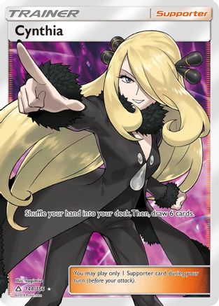 Cynthia (Full Art) (/156) Holofoil [SM: Ultra Prism] Pokemon Single Pokémon