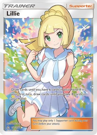 Lillie (Full Art) (151/156) - [SM: Ultra Prism] Holofoil Pokemon Single Pokémon