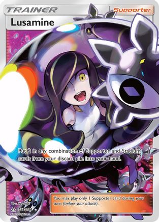 Lusamine (Full Art) 153/156 Holofoil [SM: Ultra Prism] Pokemon Single Pokémon
