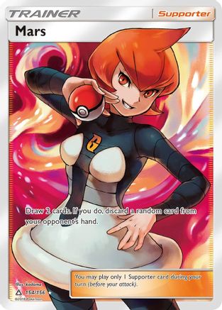 Mars (Full Art) 154/156 Holofoil [SM: Ultra Prism] Pokemon Single Pokémon