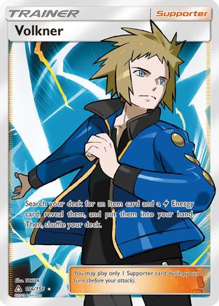 Volkner (Full Art) (/156) Holofoil [SM: Ultra Prism] Pokemon Single Pokémon