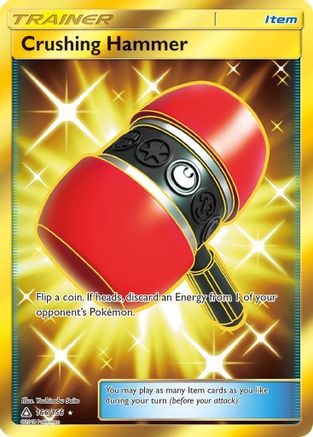 Crushing Hammer (Secret Rare) (/156) Holofoil [SM: Ultra Prism] Pokemon Single Pokémon