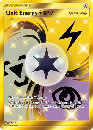Unit Energy LPM (Secret Rare) 171/156 Holofoil [SM: Ultra Prism] Pokemon Single Pokémon