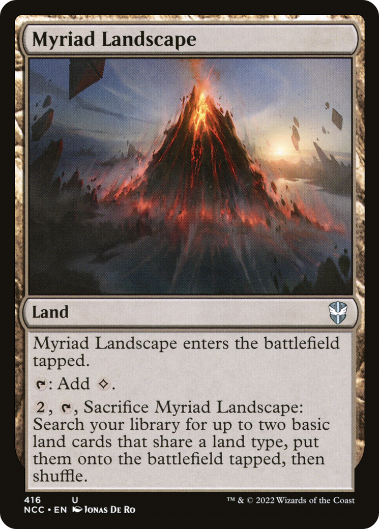 Myriad Landscape (NCC-416) [New Capenna Commander] MTG Single Wizards of the Coast