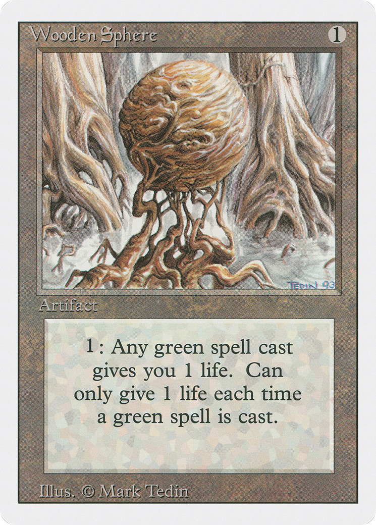 Wooden Sphere (3ED-281) [Revised Edition] MTG Single Wizards of the Coast