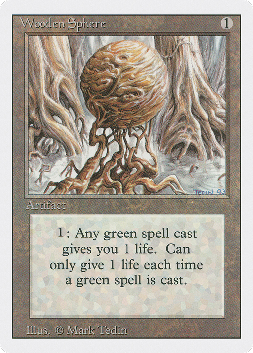 Wooden Sphere (3ED-281) [Revised Edition] MTG Single Wizards of the Coast