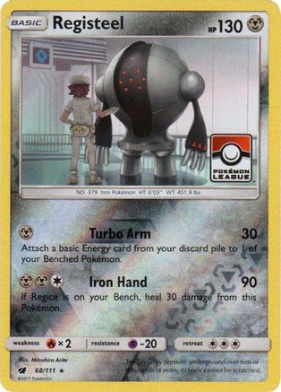 Registeel 68/111 (Pokemon League) Reverse Holofoil [Promos: League & Championship Cards] Pokemon Single Pokémon