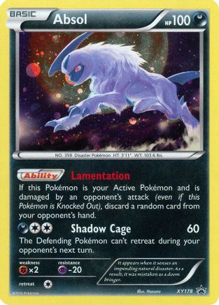 Absol - XY178 (XY178/211) - [Promos: XY Promos] Holofoil Pokemon Single Pokémon