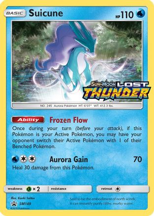Suicune - SM149 (Prerelease) (/248) Holofoil [SM: Black Star Promos] Pokemon Single Pokémon