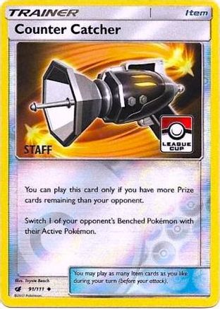 Counter Catcher - 91/111 (League Cup) [Staff] () Reverse Holofoil [Promos: League & Championship Cards] Pokemon Single Pokémon