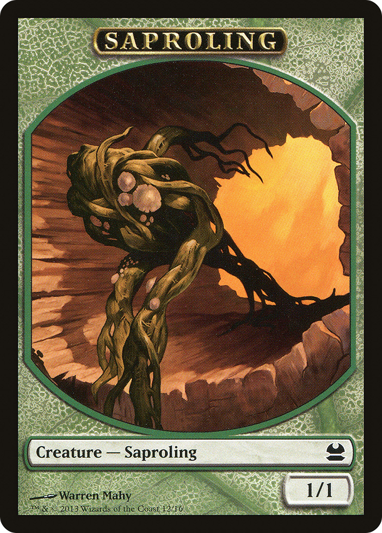 Saproling Token (MMA-012) [Tokens] Modern Masters Tokens MTG Single Wizards of the Coast