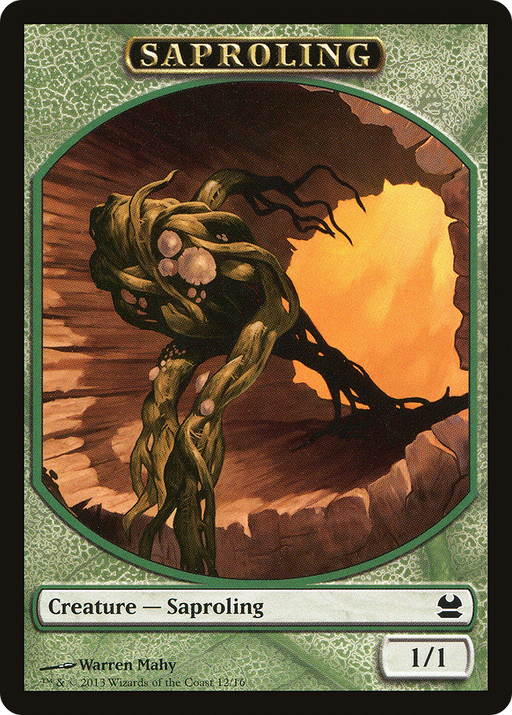 Saproling Token (MMA-012) [Tokens] Modern Masters Tokens MTG Single Wizards of the Coast