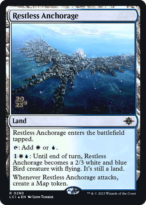 Restless Anchorage (PRE-280) [The Lost Caverns of Ixalan Promos] Foil MTG Single Wizards of the Coast
