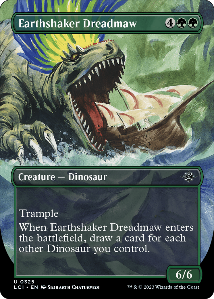 Earthshaker Dreadmaw (LCI-325) [The Lost Caverns of Ixalan] (Borderless) MTG Single Wizards of the Coast