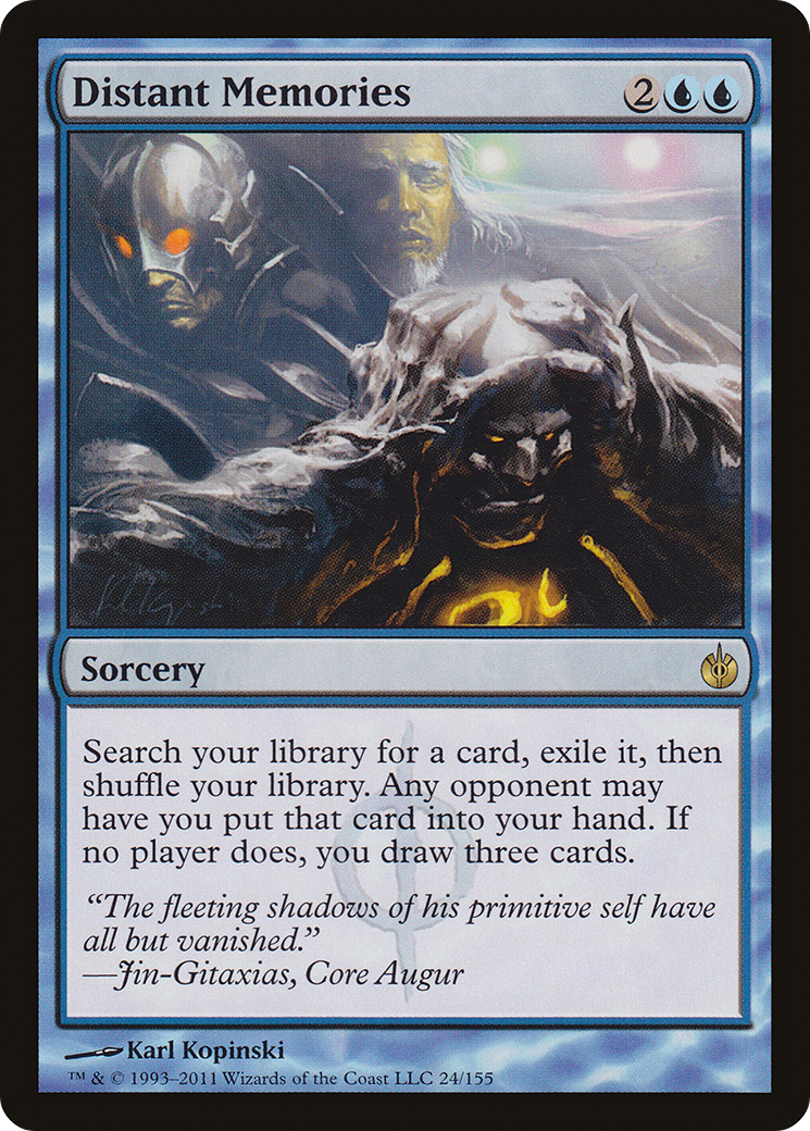 Distant Memories (MBS-024) [Mirrodin Besieged] MTG Single Wizards of the Coast