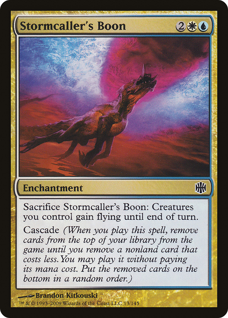 Stormcaller's Boon (ARB-013) [Alara Reborn] Foil MTG Single Wizards of the Coast