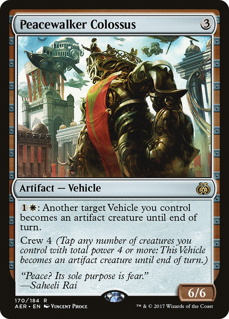 Peacewalker Colossus (AER-170) [Aether Revolt] Foil MTG Single Wizards of the Coast