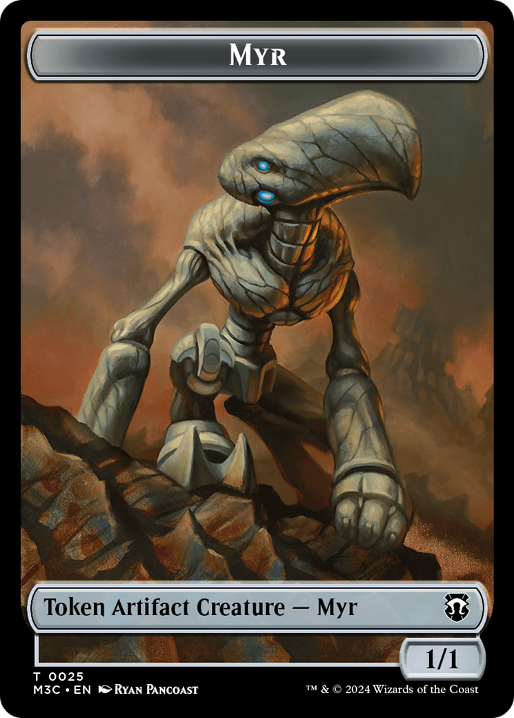 Myr (TM3C-025) [Tokens] Modern Horizons 3 Commander Tokens Foil MTG Single Wizards of the Coast