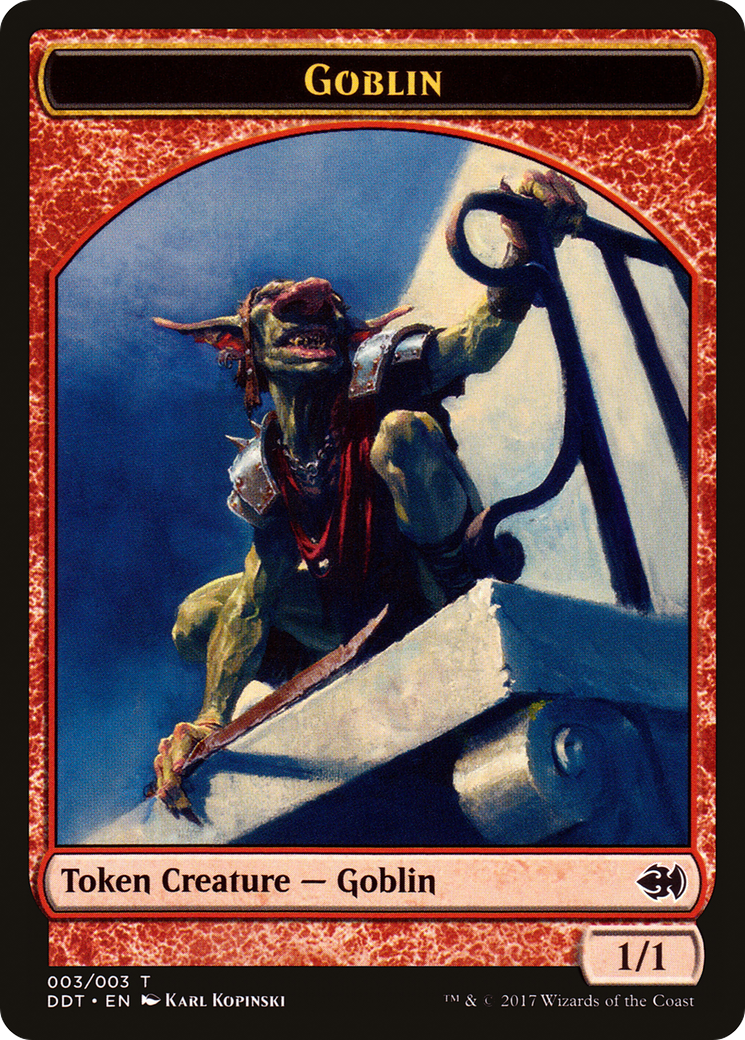 Goblin Token (DDT-003) [Misc] Duel Decks: Merfolk vs. Goblins Tokens MTG Single Wizards of the Coast